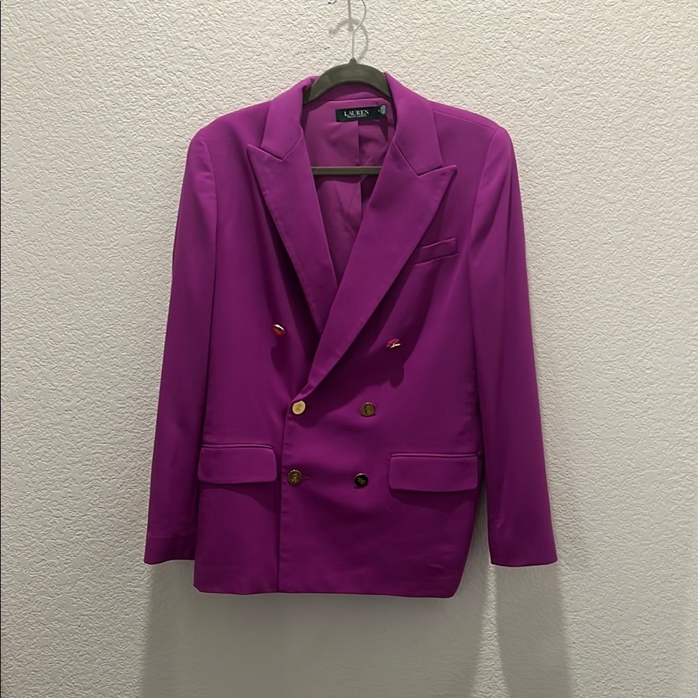 Ralph Lauren Purple Sport Coat with Classic Lapel